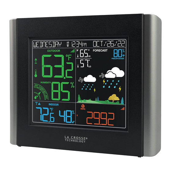 LA CROSSE TECHNOLOGY V10TH MANUAL Pdf Download ManualsLib