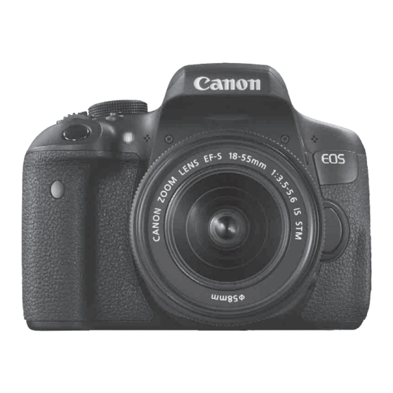 canon rebel t6i manual