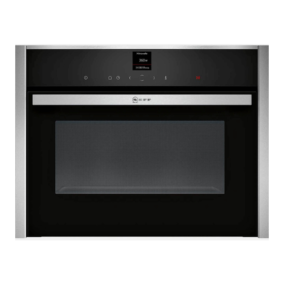NEFF C17UR02N0B INSTRUCTION MANUAL Pdf Download ManualsLib