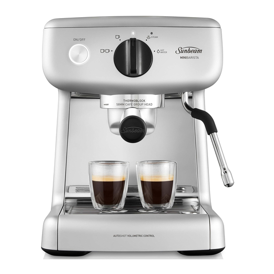 SUNBEAM MINI BARISTA EM4300S USER MANUAL Pdf Download | ManualsLib