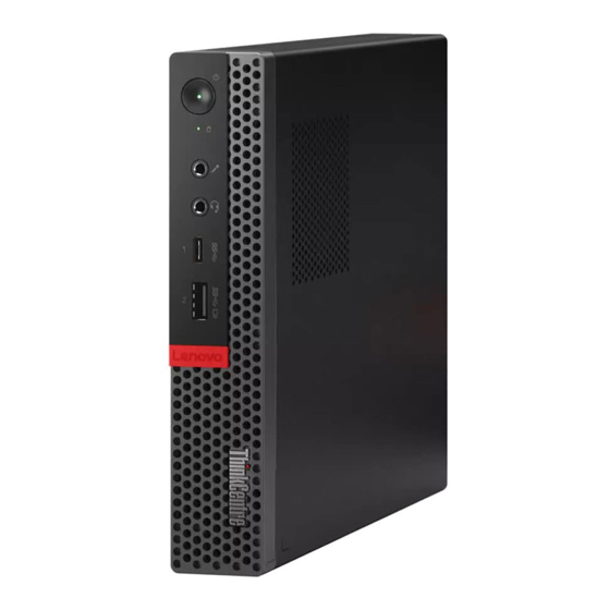 LENOVO THINKCENTRE M920Q USER MANUAL AND HARDWARE MAINTENANCE MANUAL ...