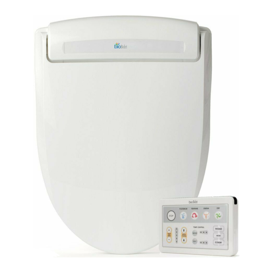 BIOBIDET BB1000 INSTALLATION MANUAL AND OPERATING INSTRUCTIONS Pdf