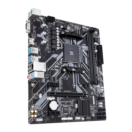 Gigabyte B450M H User Manual