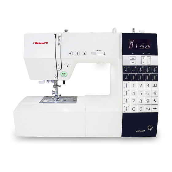 NECCHI EX100 INSTRUCTION BOOK Pdf Download | ManualsLib