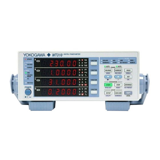 YOKOGAWA WT332 USER MANUAL Pdf Download ManualsLib