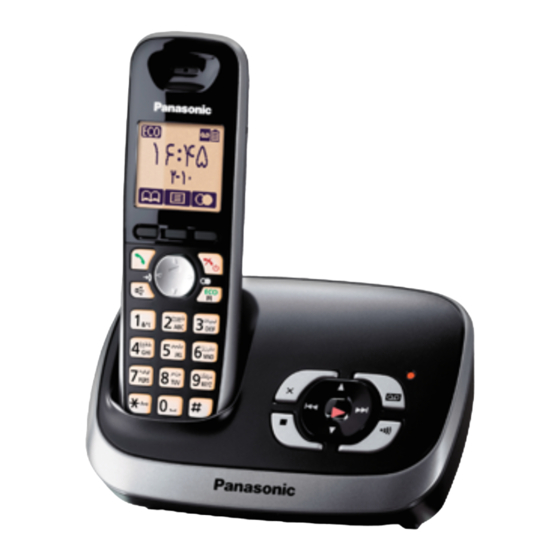 PANASONIC KXTG6521 SERIES OPERATING INSTRUCTIONS MANUAL Pdf Download
