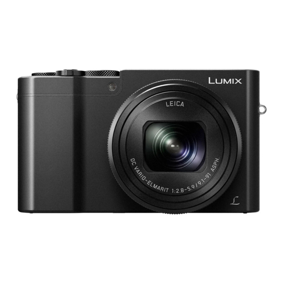 PANASONIC LUMIX DMC-ZS110 OPERATING INSTRUCTIONS FOR ADVANCED FEATURES ...