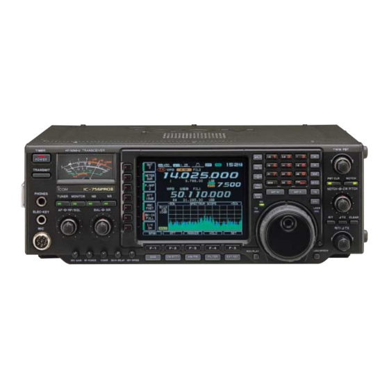 Icom IC-756PRO2 Instruction Manual