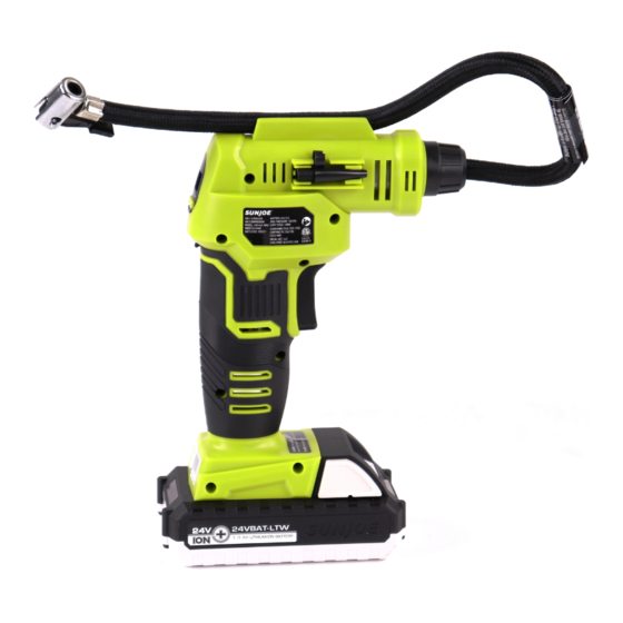 SNOWJOE SUNJOE 24V-AJC-MAX-RM OPERATOR'S MANUAL Pdf Download | ManualsLib