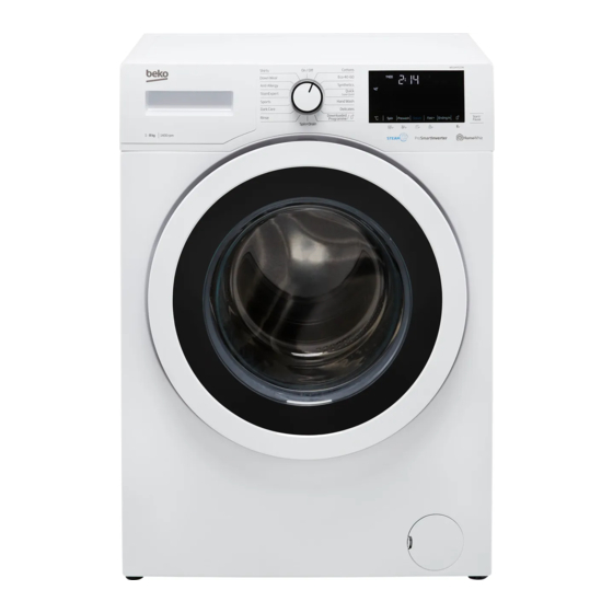 BEKO WEC840522W USER MANUAL Pdf Download | ManualsLib