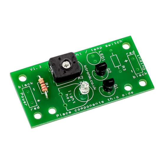 Kitronik 2112 Quick Start Manual