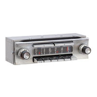Antique Automobile Radio 343201B Installation And Operating Instructions
