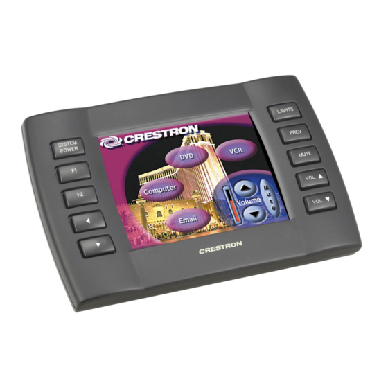 Crestron ST-1700C Operation Manual