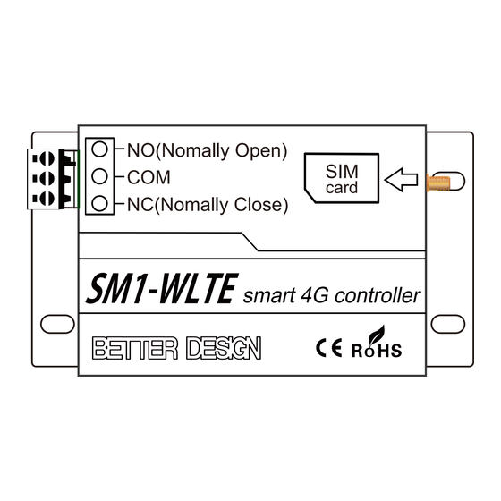 BETTER DESIGN SM1-WLTE Manual