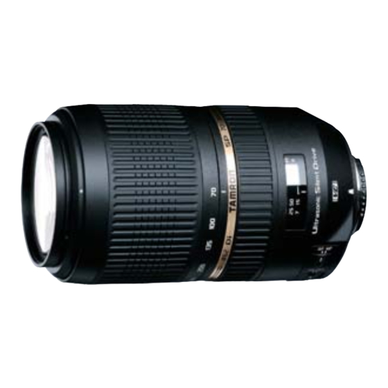 Tamron SP 70-300mm F/4-56 Di VC USD Brochure & Specs