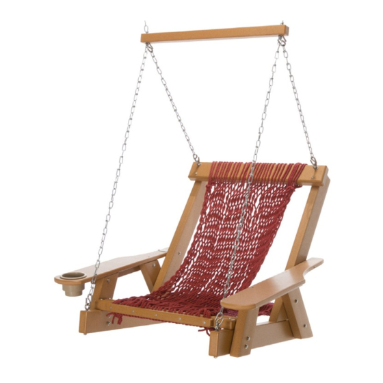 Nags Head Hammocks Single Rope Swing Instructions