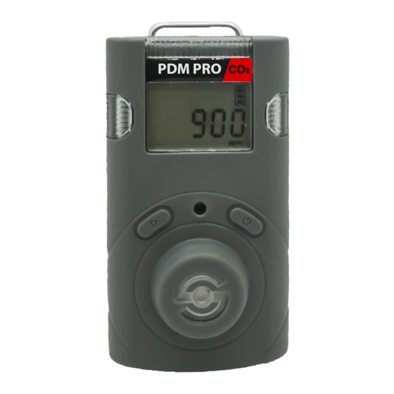 WatchGas PDM PRO CO2 Gas Detector Manuals