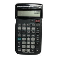 Calculated Industries Mortgage Qualifier Plus PX2 User Manual