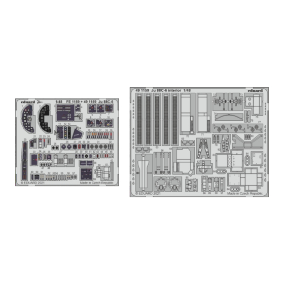 Eduard Ju 88C-6 interior Manual