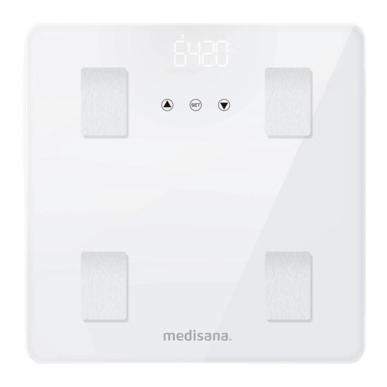 Medisana BS 414 Quick Start Manual