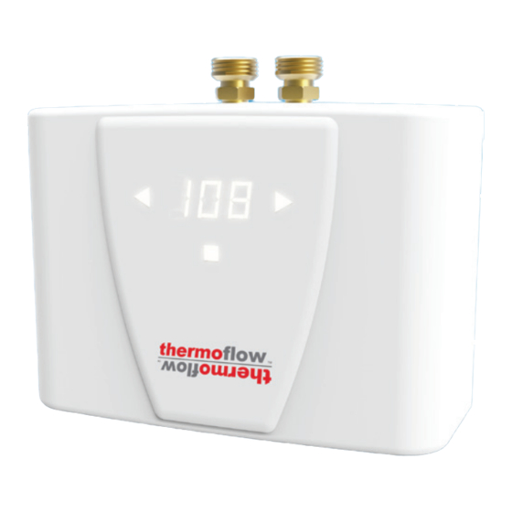 ThermoFlow Elex Mini Basic Series Installation Manual, User Manual, And Warranty Information