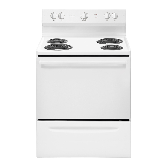 FRIGIDAIRE FFEF3009PBB USE & CARE MANUAL Pdf Download ManualsLib