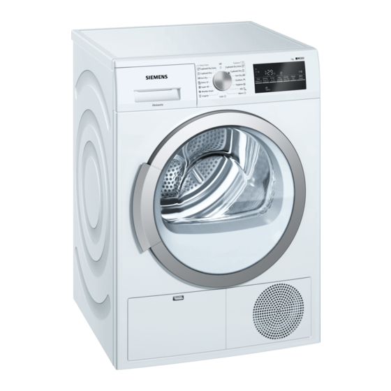 SIEMENS IQ300 WT46G400HK INSTALLATION AND OPERATING INSTRUCTIONS MANUAL