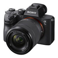 Sony a7 III Instruction Manual