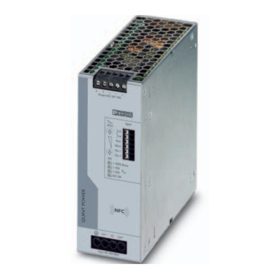 PHOENIX CONTACT QUINT4-PS/3AC/24DC/10 INSTRUCTION MANUAL Pdf Download ...