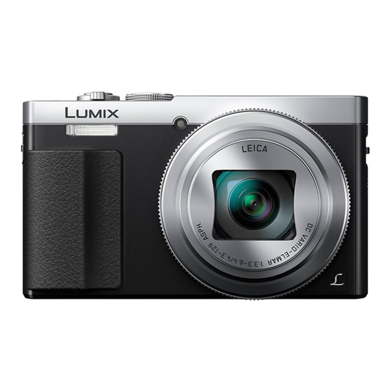 PANASONIC LUMIX DMC-TZ71 OPERATING INSTRUCTIONS MANUAL Pdf Download ...