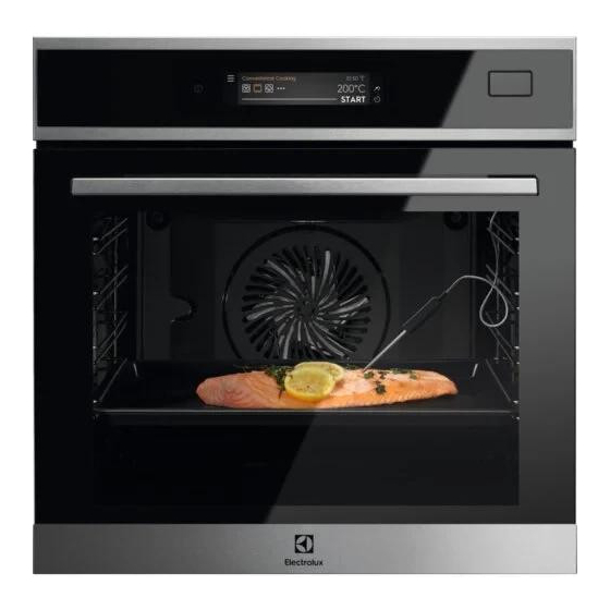 ELECTROLUX EOB9S31WX USER MANUAL Pdf Download ManualsLib