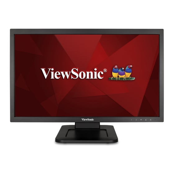 VIEWSONIC TD2220S USER MANUAL Pdf Download ManualsLib