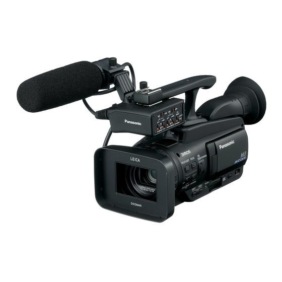 PANASONIC AVCCAM AG-HMC41 OPERATING INSTRUCTIONS MANUAL Pdf Download ...