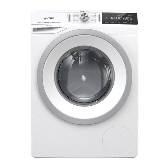 GORENJE WA946 DETAILED INSTRUCTIONS FOR USE Pdf Download | ManualsLib