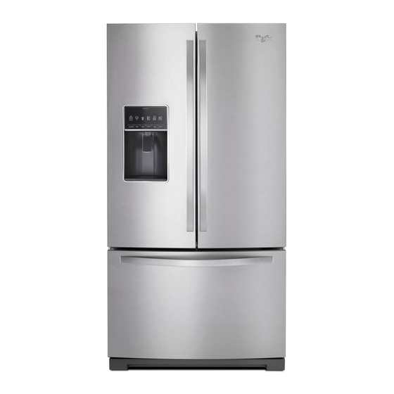 WHIRLPOOL WRF767SDEM01 USE & CARE MANUAL Pdf Download ManualsLib