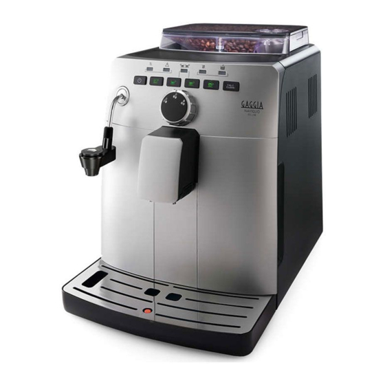 Gaggia Milano NAVIGLIO DELUXE HD8749 User Manual