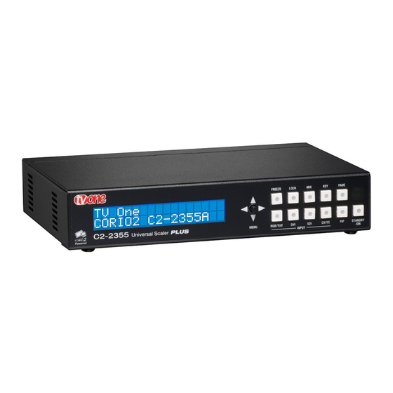 TV ONE C2-2000A SERIES OPERATION MANUAL Pdf Download | ManualsLib