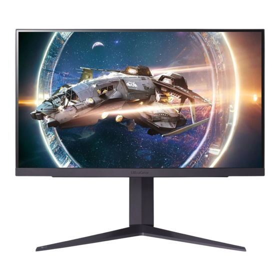 LG UltraGear 25GR75FG Quick Setup Manual