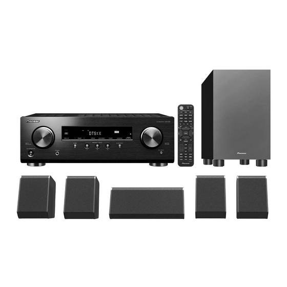 Pioneer HTP-076 Instruction Manual