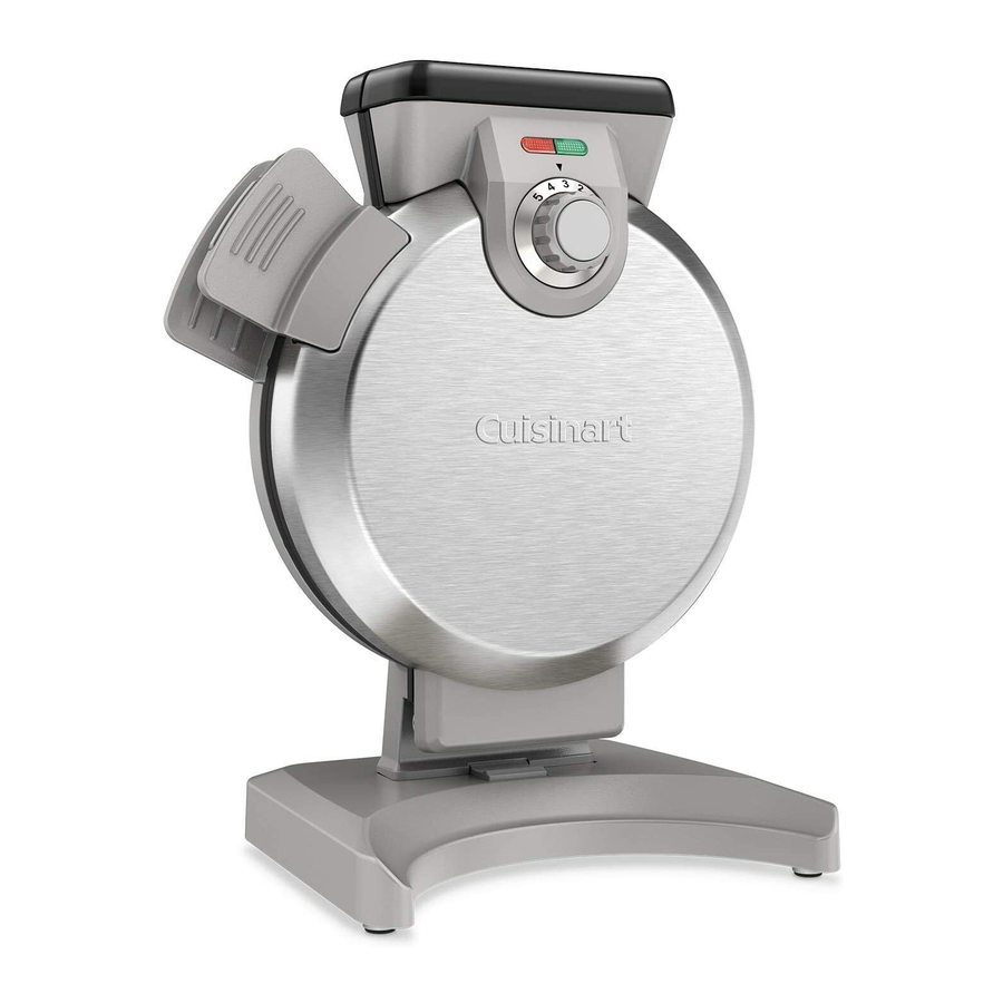 Cuisinart WAF-V100 - Vertical Waffle Maker Manual