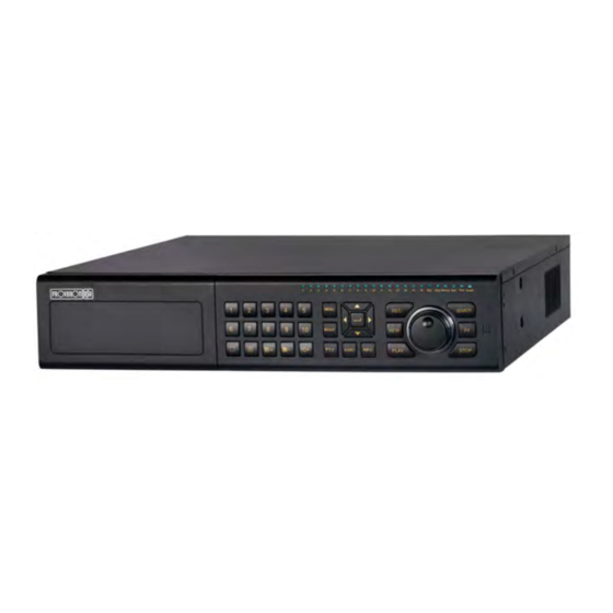 Provision ISR H.264 4/8/16/32-channel digital video recorder User Manual
