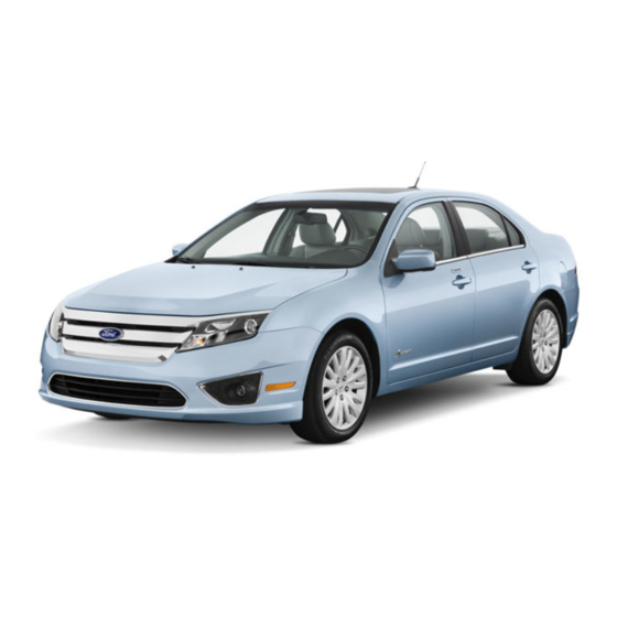 Ford FUSION HYBRID 2012 Modifiers Manual