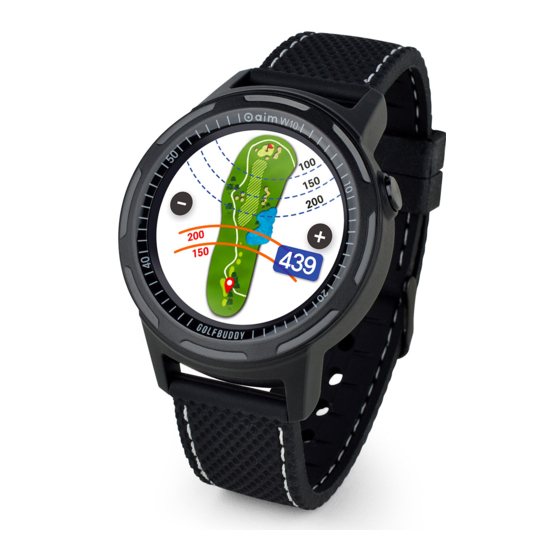 Golf buddy outlet aim w10 manual