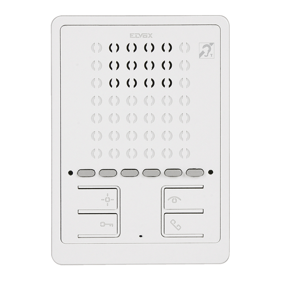 Vimar ELVOX 6900 Manuals