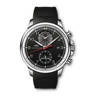 iwc PORTUGIESER YACHT CLUB CHRONOGRAPH Operating Instructions Manual