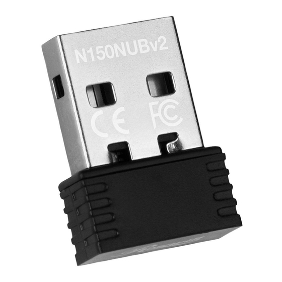 User Manuals: Rosewill RNX-N150NUBv2 USB WiFi Adapter