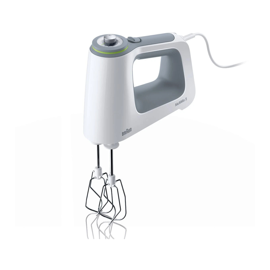 Braun MultiMix 5 Manual