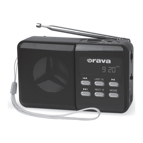 Orava RP-140 B Instruction Manual