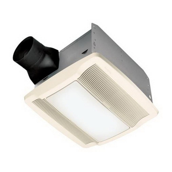 NuTone QTRN Series Instructions Manual