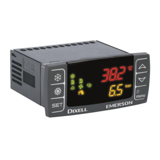 DIXELL EMERSON ICHILL IC100CX EVO QUICK REFERENCE MANUAL Pdf Download